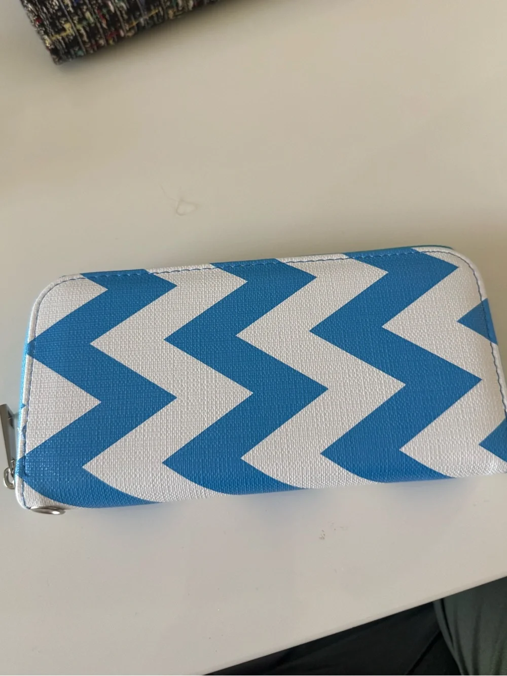 Blue and White wallet
